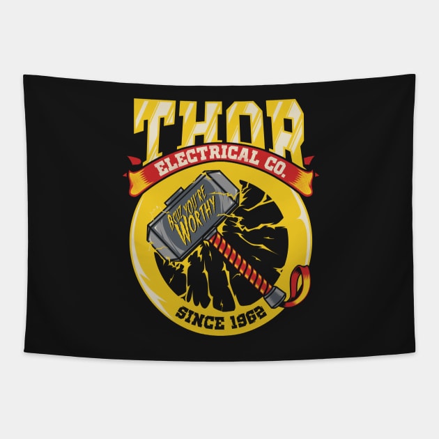 Thor Electrical Co. Tapestry by Akiwa