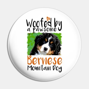 Bernese Mountain Dog Face Pin