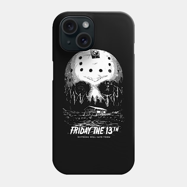 friday the 13th movie Phone Case by ArtMofid