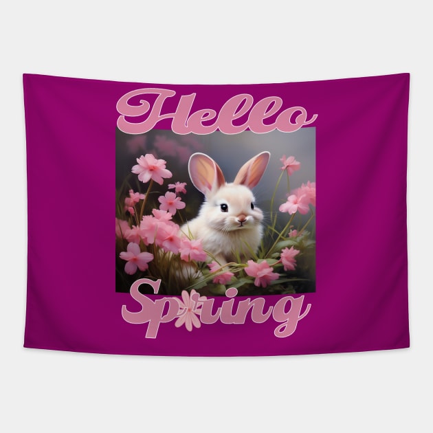 Hello Spring Tapestry by EunsooLee