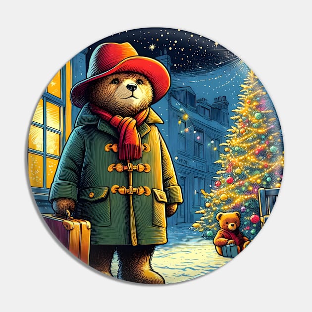 Charm and Cheer: Festive Paddington Bear Christmas Art Prints for a Whimsical Holiday Celebration! Pin by insaneLEDP