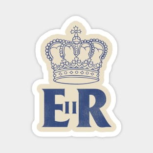 Queen Elizabeth Vintage E2R Commemorative Magnet