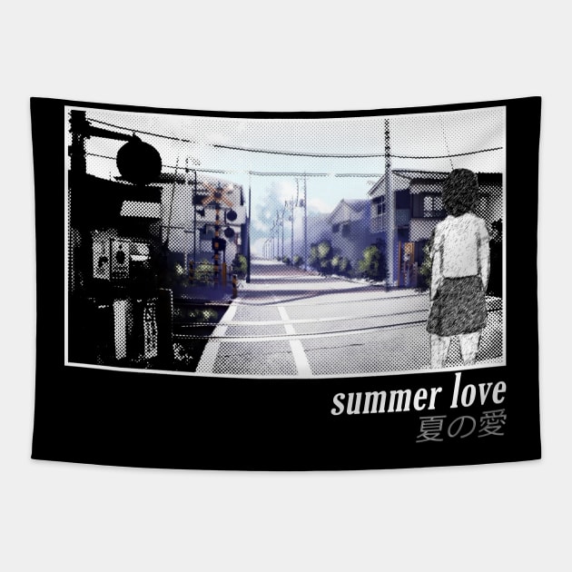 Summer Love 夏の愛 Tapestry by giovanniiiii