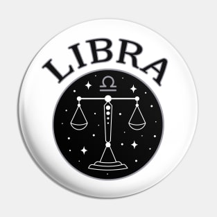 Libra Star Sign Zodiac Horoscope Cheeky Witch® Pin