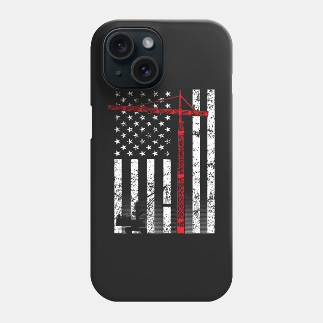 American Crane Operator Phone Case by RelevantArt