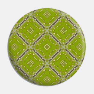 Lime Green Background with Maroon Diamond Pattern - WelshDesignsTP003 Pin