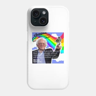 Bernie Sanders Collage inspiration homage Phone Case