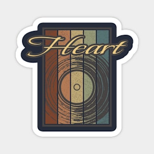 Heart Vynil Silhouette Magnet