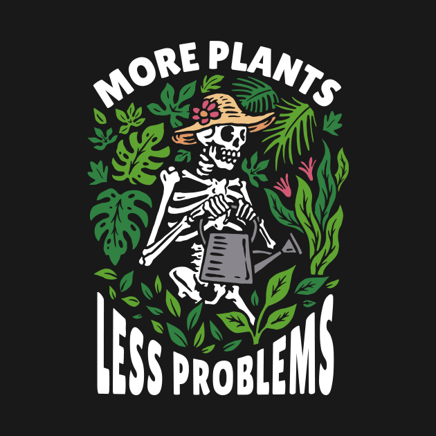 More Plants, Less People by WMKDesign