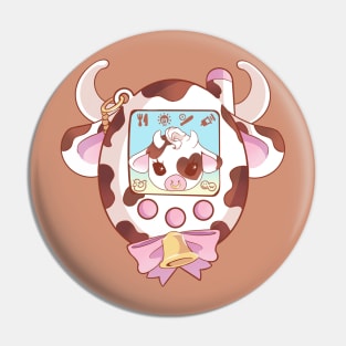 Moolisa Tamagotchi Brown Pin