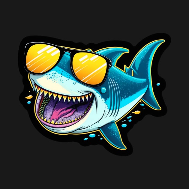 Sheldon the Kawaii Shark by moonister