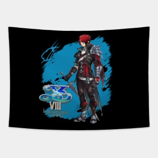 Adol Christins Odyssey - Ys Character Tee Tapestry