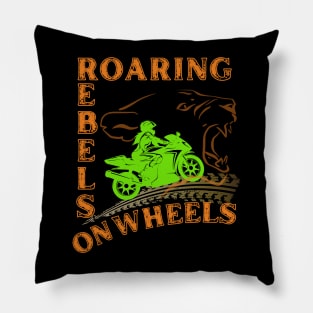 Roaring rebels on wheels Pillow