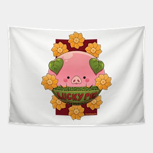 Lucky Pig Tapestry