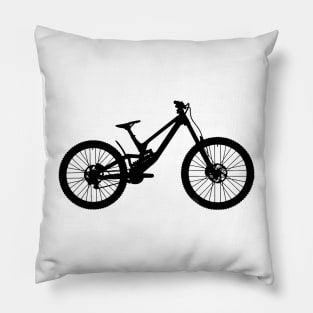 Canyon Sender Downhill Mountain Bike Silhouette Pillow