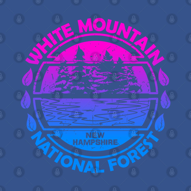 Discover White Mountain National Forest, New Hampshire State, Nature Landscape - White Mountain National Forest - T-Shirt