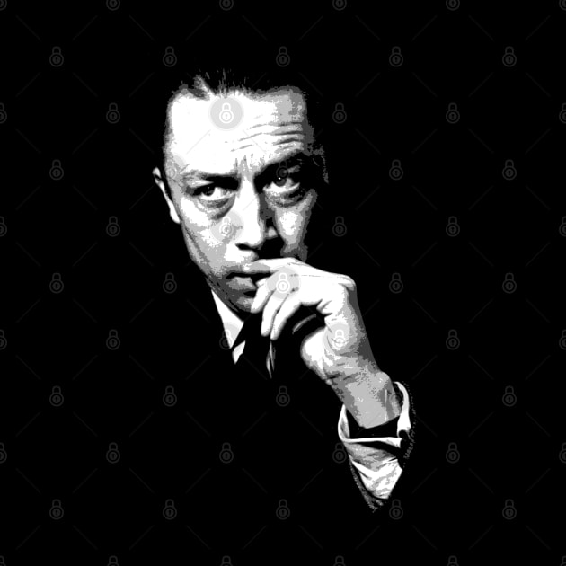 Albert Camus - Simple Design by TheMarineBiologist