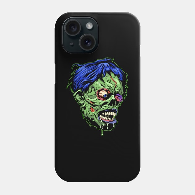 Shock Zombie Phone Case by ERMTees