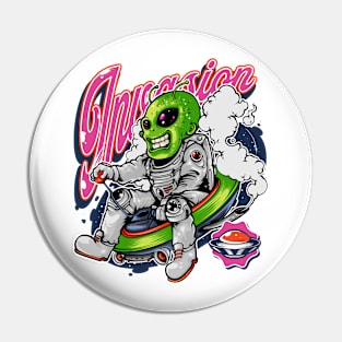 Alien Invasion Pin