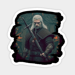 The Witcher Sumi-e Magnet