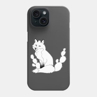 Fox and Cactus Phone Case