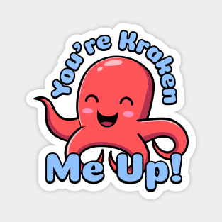 You're Kraken Me Up! Kawaii Cryptids Cartoon Magnet