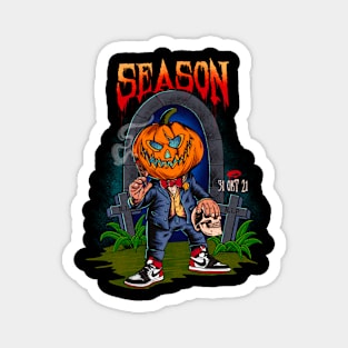 Hallowen season Magnet