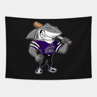 Bay State Sharks Mascot - Sharky Tapestry