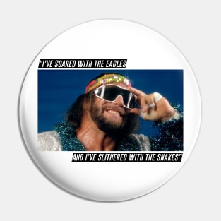 Macho Man - Soared With The Eagles Pin