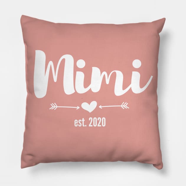 Mimi Est. 2020 Pillow by Hello Sunshine