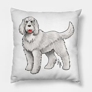 Dog - Spinone Italiano - White Pillow