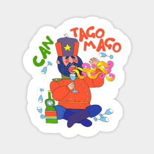 Can Tago Mago --- Psychedelic Fan Artwork Magnet