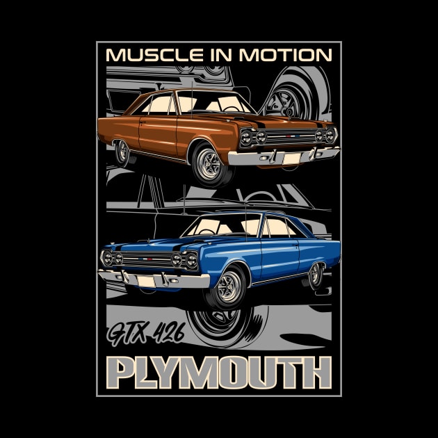 Plymouth GTX 426 Hemi Classic Car by milatees