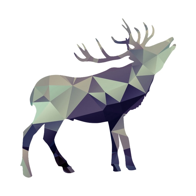 Geometric Stag by Hadrien73