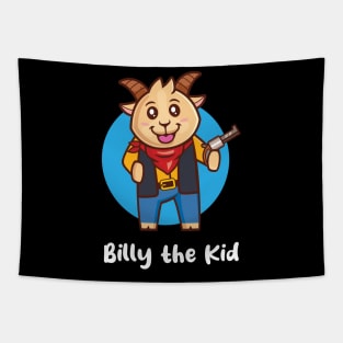 Billy the kid (on dark colors) Tapestry