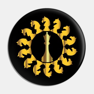 Chess club logo Pin