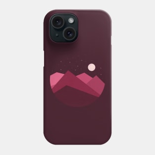 Nightscape in red Phone Case