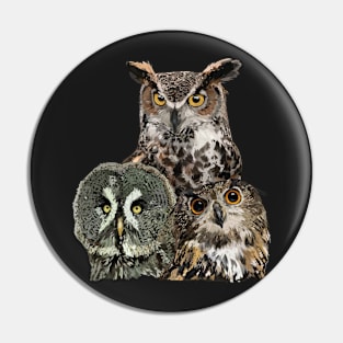 Owls Pin