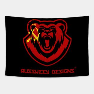 Russkeey Designs Logo (USSR) Tapestry