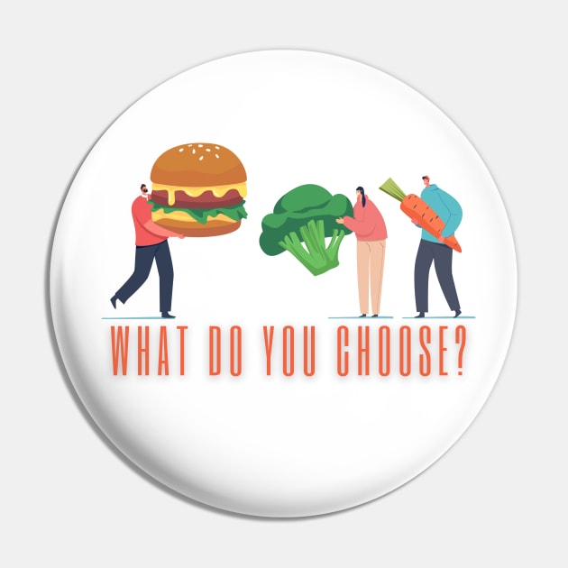 What do you choose? Goof food Pin by TigrArt