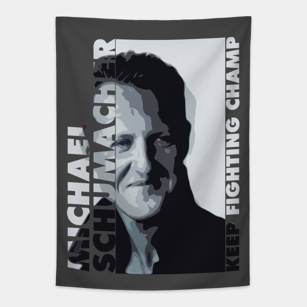 MICHAEL SCHUMACHER Tapestry by HSDESIGNS