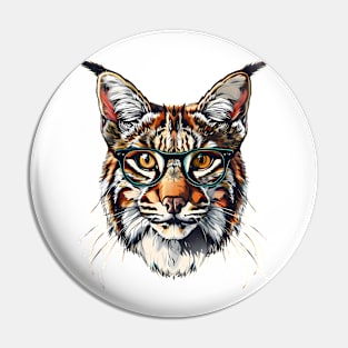 FelineLens Splendor: Wildcat Chic Pin