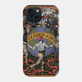 Solidarity of Labour In Color - Walter Crane, Socialist, Propaganda, Leftist, Communist Phone Case