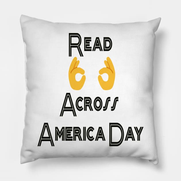 Read Across America Day Pillow by Anisriko