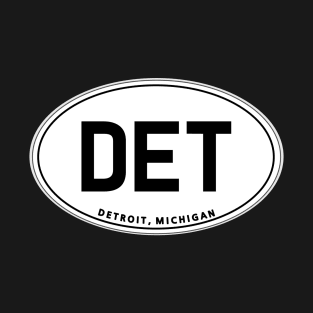 Detroit Euro Sticker Design T-Shirt