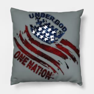 Under God 1 Nation Pillow