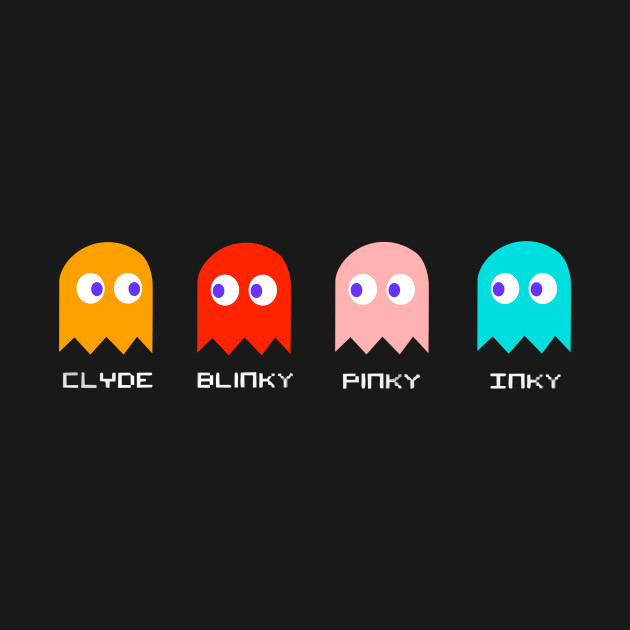 Pac-Man Ghost - Ghost - T-Shirt | TeePublic