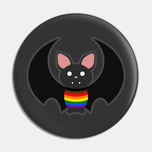 Inclusive Pride Bat Pin