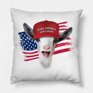 Make America GOAT Again Nigerian Dwarf Goat Pillow