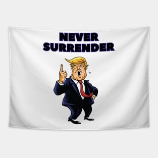 donald trump Mugshot 2024 never surrender Tapestry